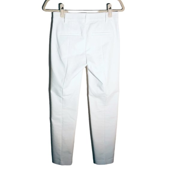 RW&CO white mid-rise slim fit ankle pants-size 0 - Picture 2 of 10